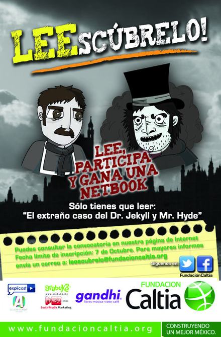 Cartel de la convocatoria 2011: leer El extraño caso del Dr. Jekyll y Mr. Hyde